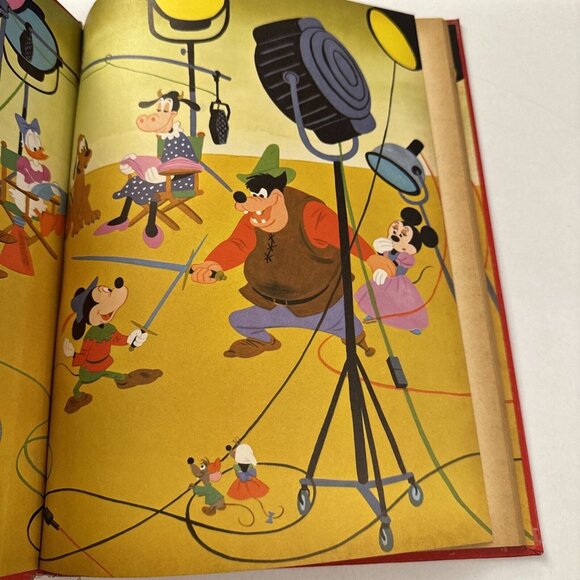 Vintage 1953 Walt Disney Mickey Mouse Birthday Book Golden C37 - Picture 3 of 9